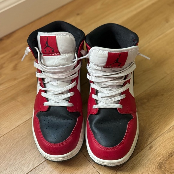 Jordan Shoes - Jordan Red and Black Women's Sneakers